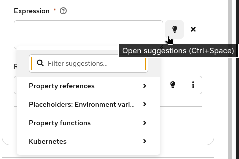 Suggestion button